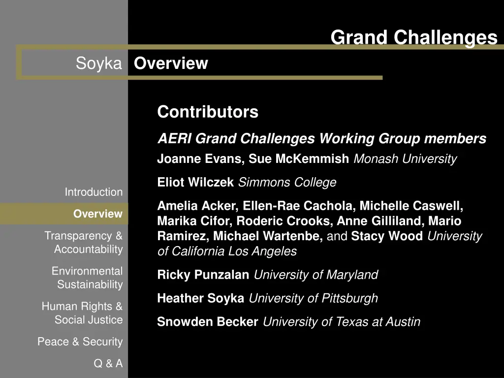 grand challenges 3