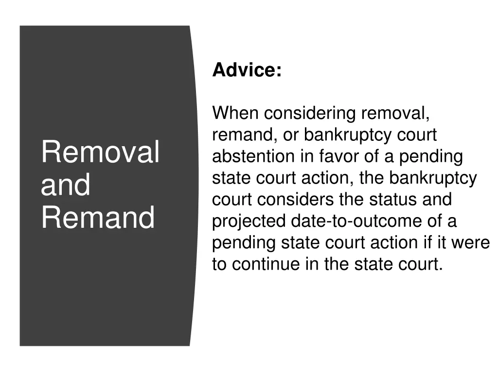 advice