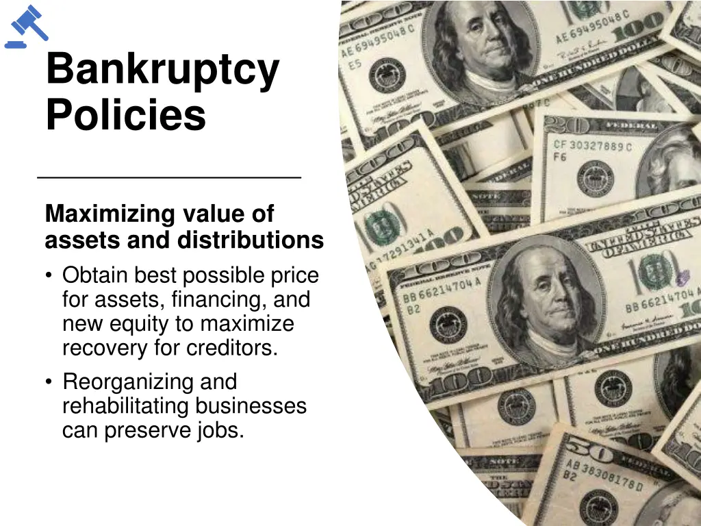 bankruptcy policies 1