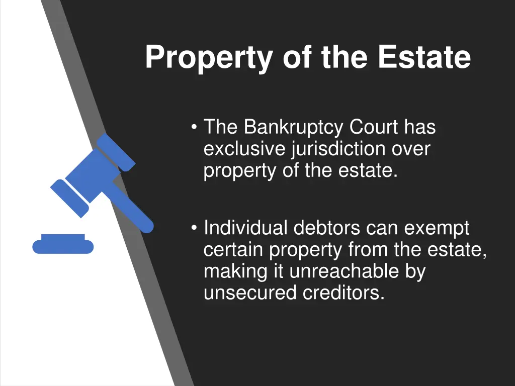 property of the estate 1