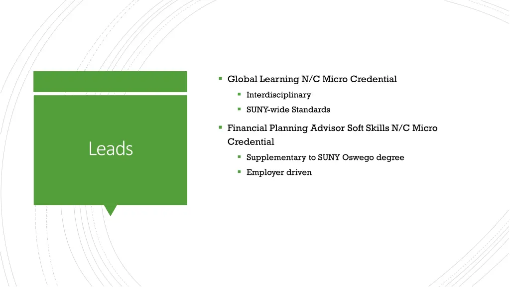 global learning n c micro credential