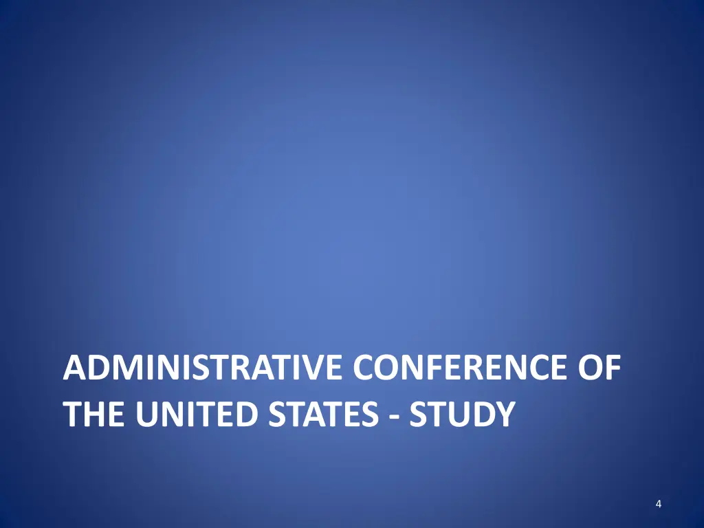 administrative conference of the united states