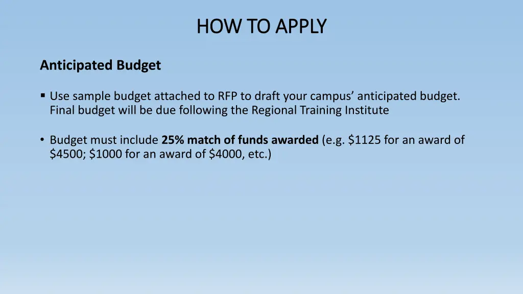 how to apply how to apply 1