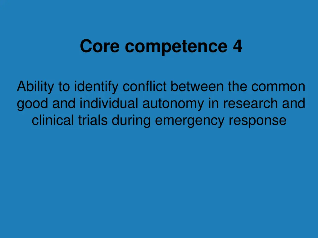 core competence 4