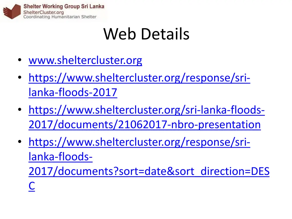 web details