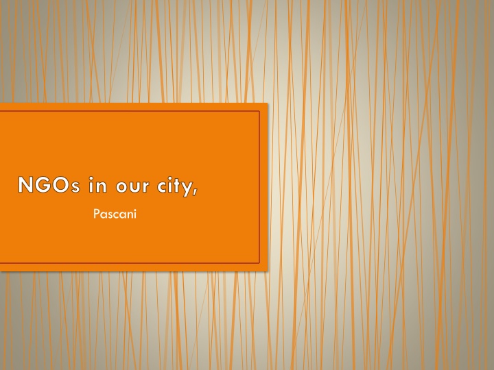 ngos in our city pascani