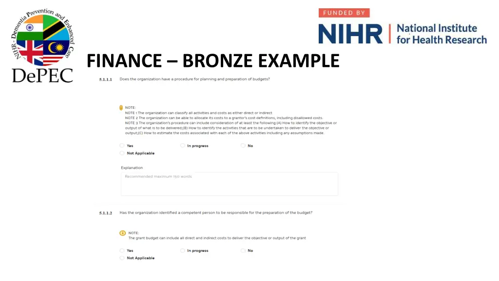 finance bronze example