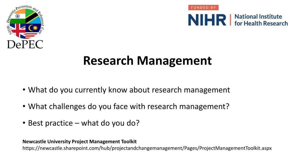 research management