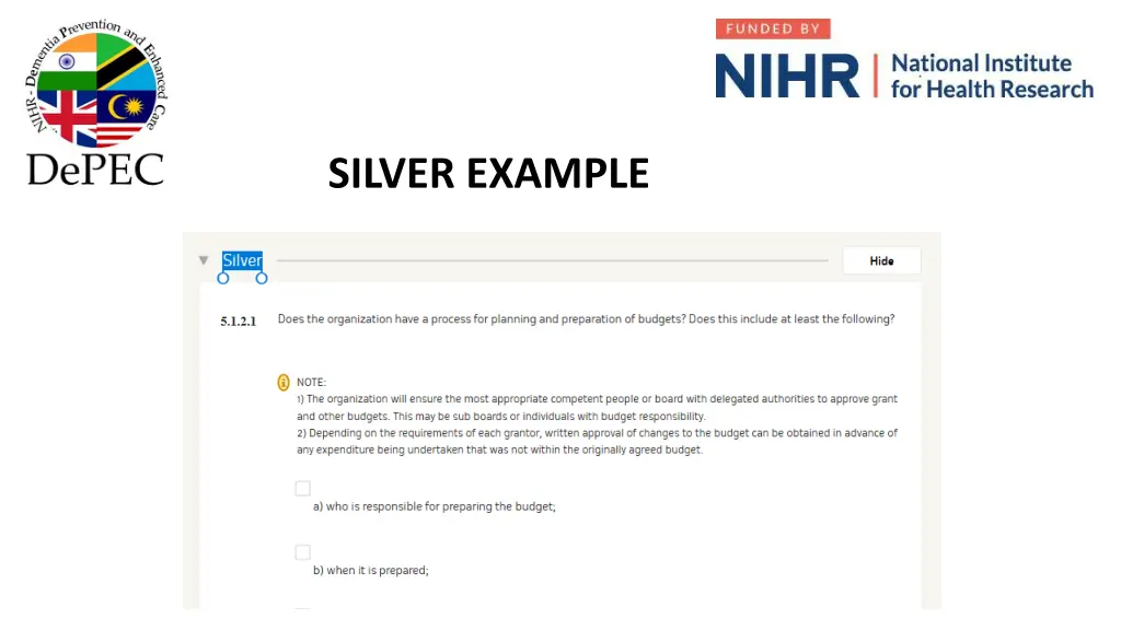 silver example