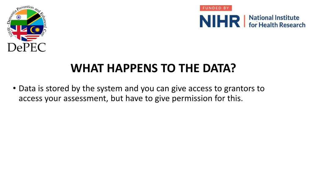 what happens to the data