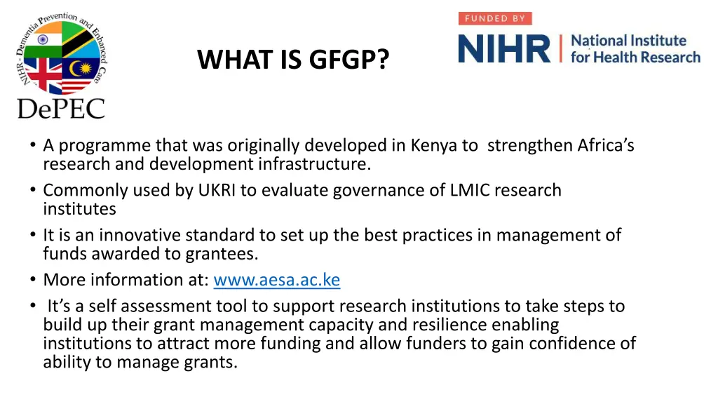 what is gfgp