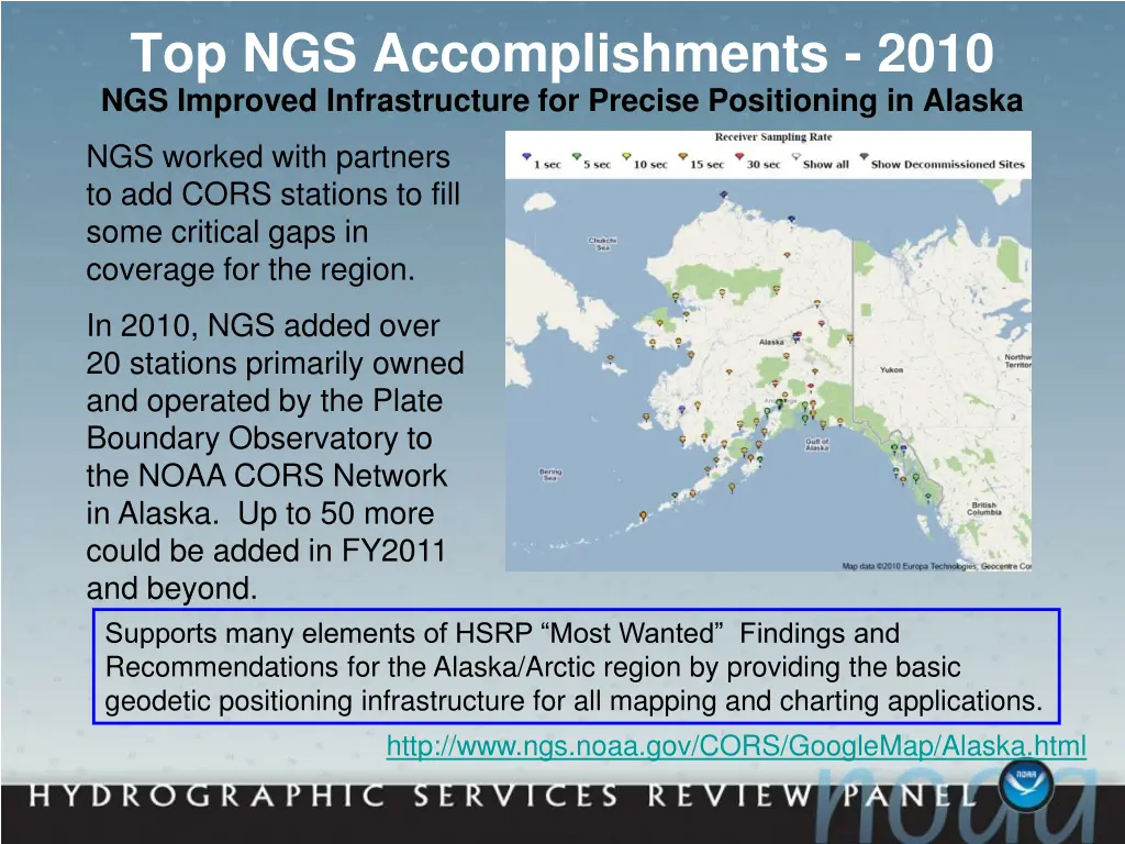 top ngs accomplishments 2010 2