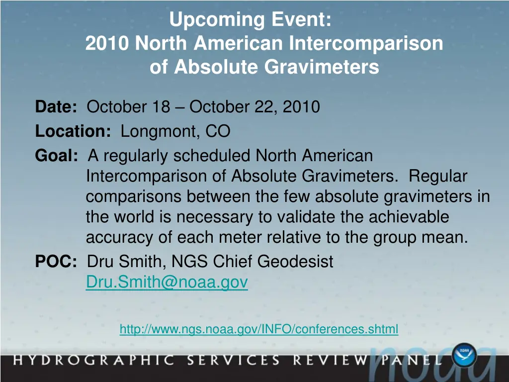 upcoming event 2010 north american