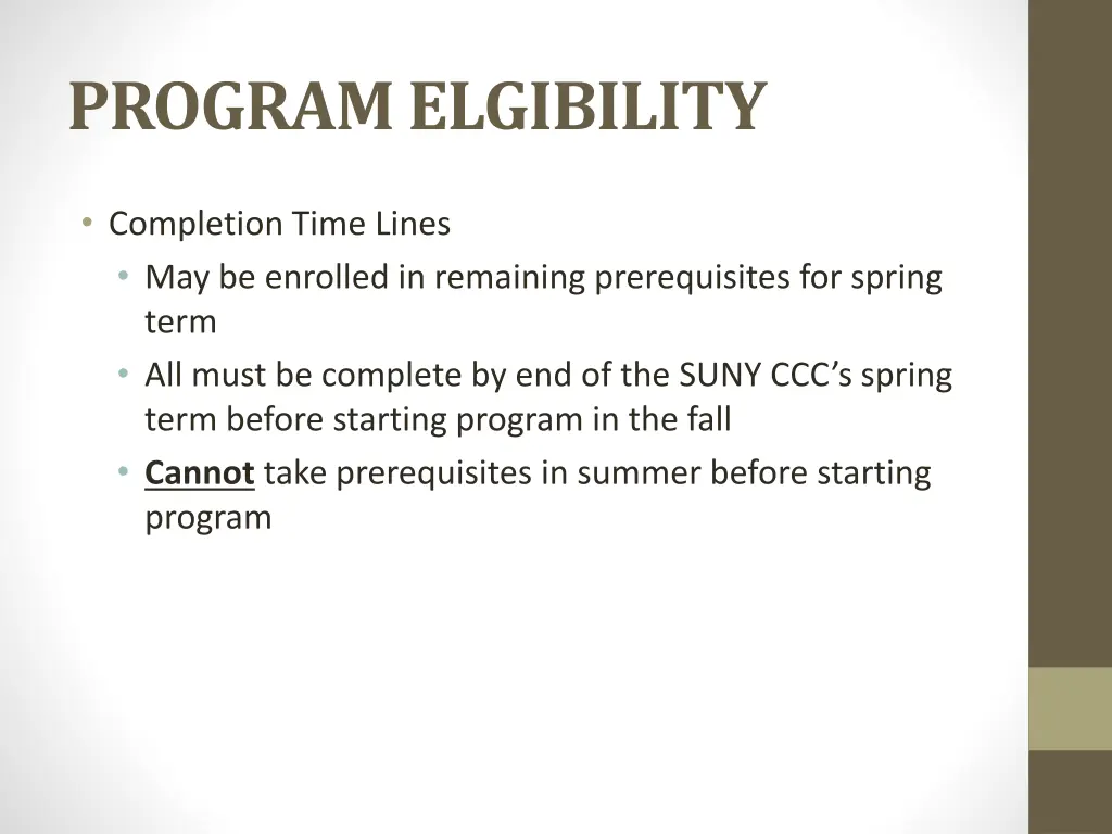 program elgibility 1