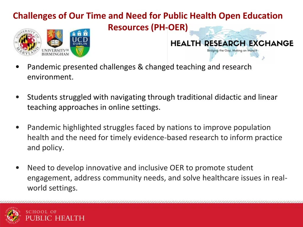 challenges of our time and need for public health