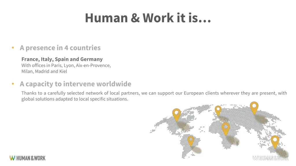 human work it is