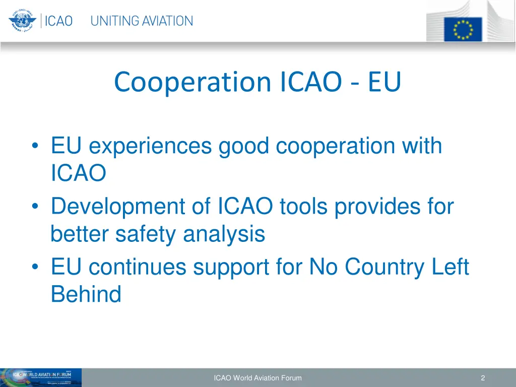cooperation icao eu