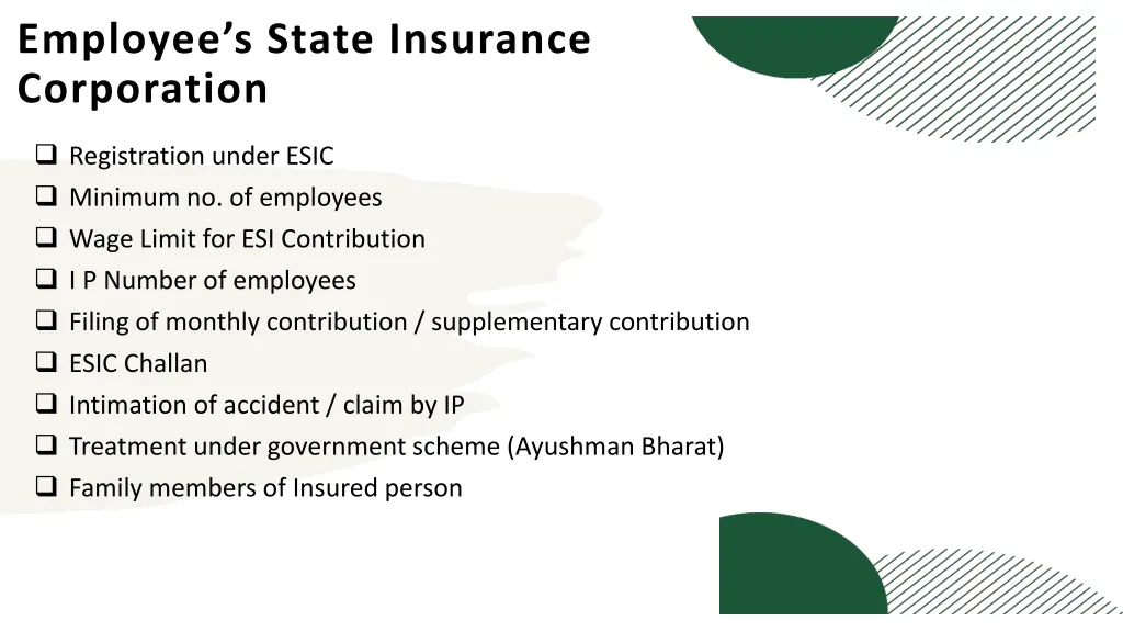 employee s state insurance corporation