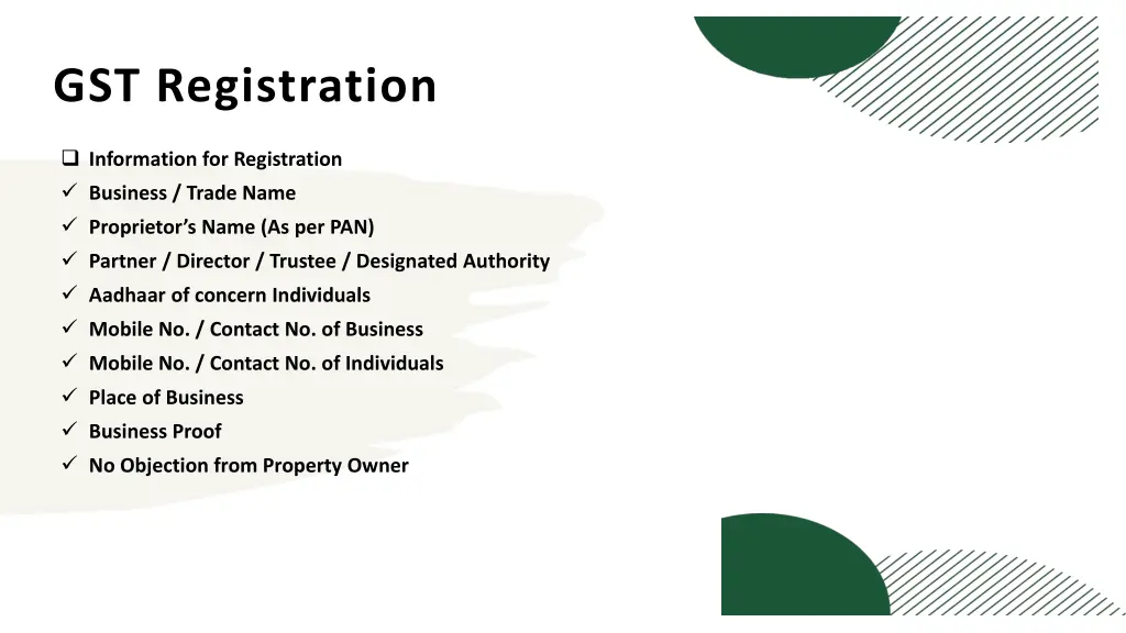 gst registration