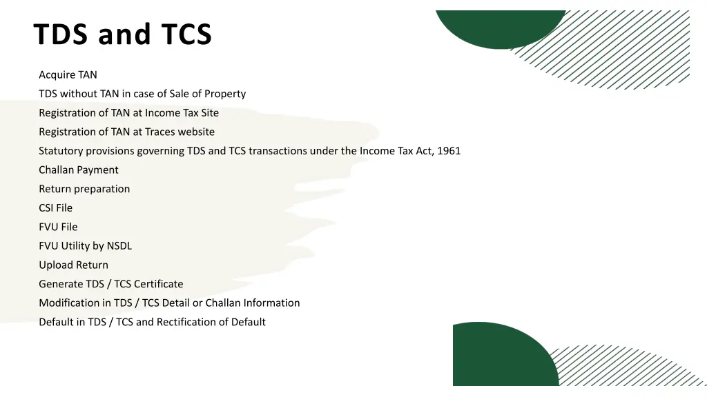 tds and tcs