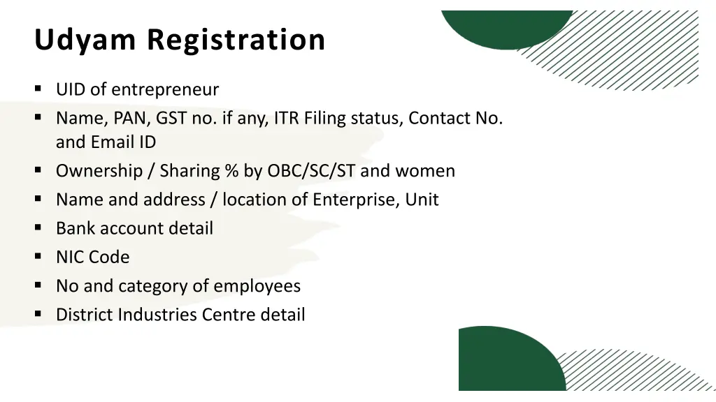 udyam registration