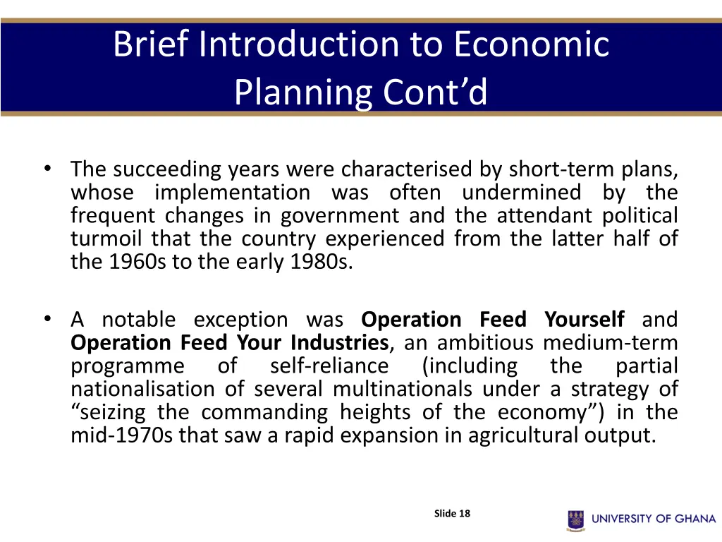 brief introduction to economic planning cont d 3