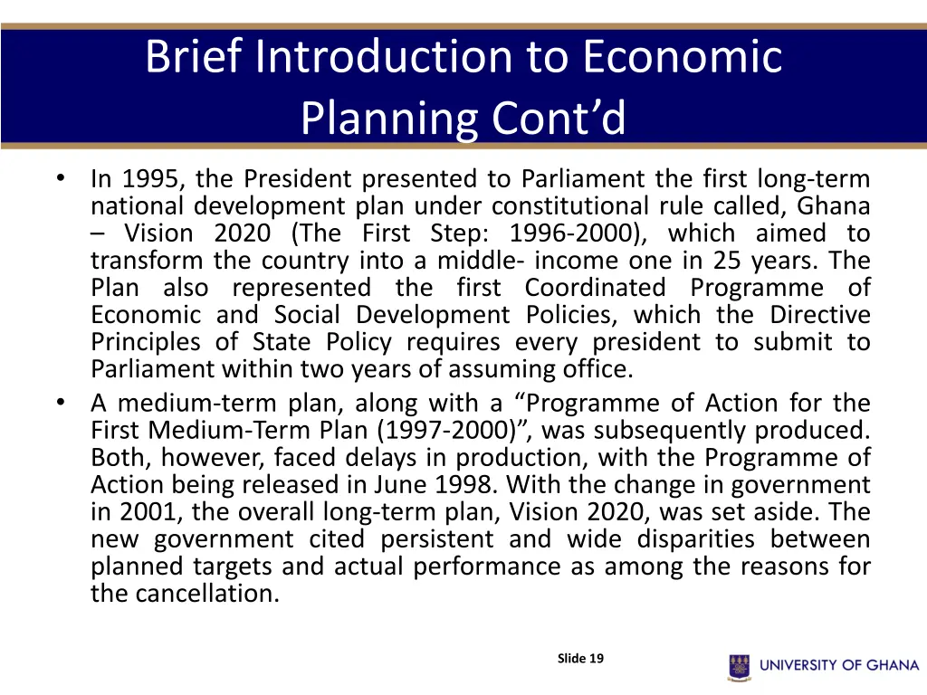 brief introduction to economic planning cont d 4