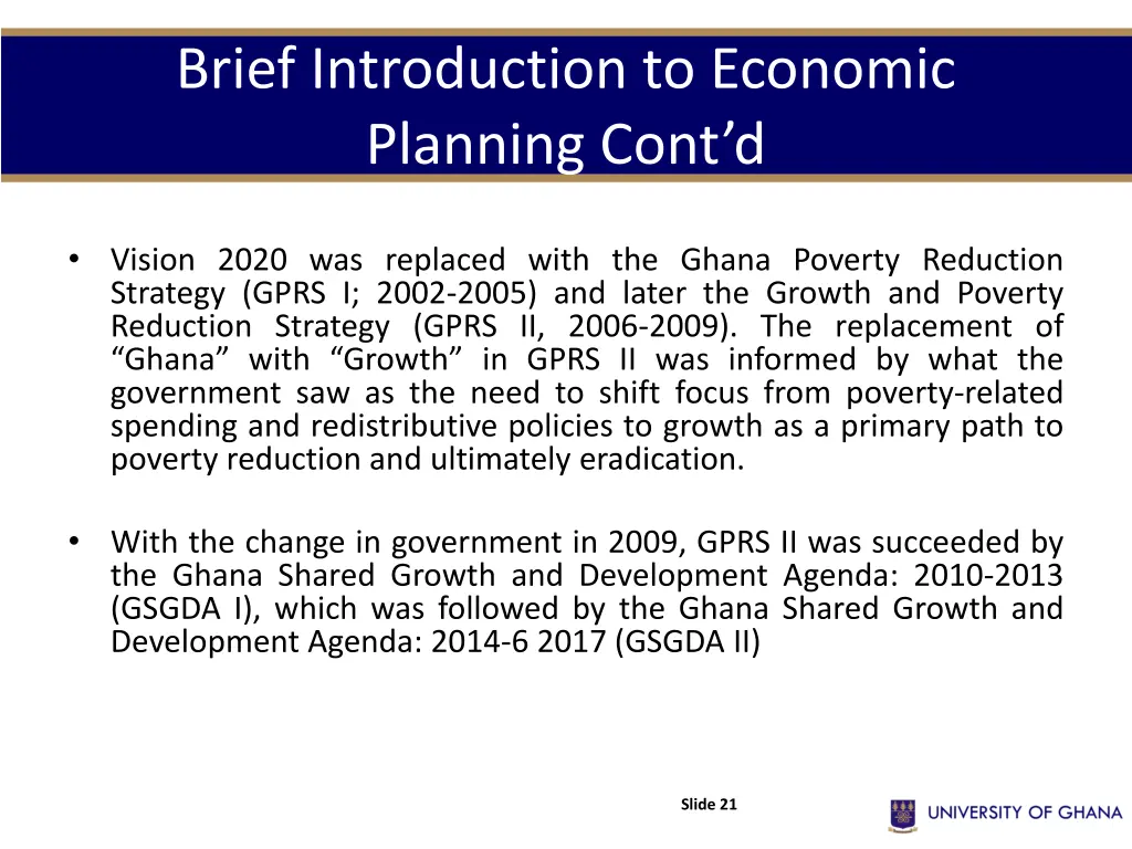 brief introduction to economic planning cont d 5