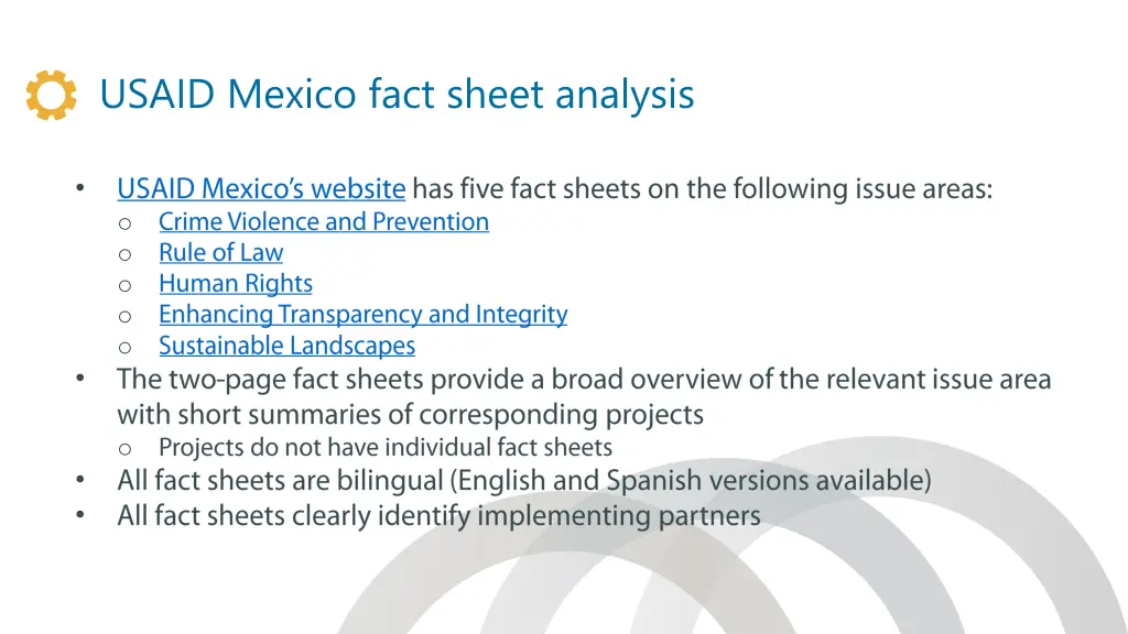 usaid mexico fact sheet analysis