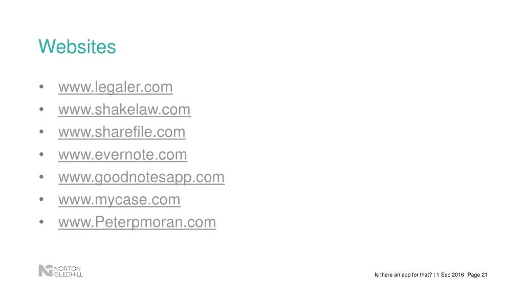 websites
