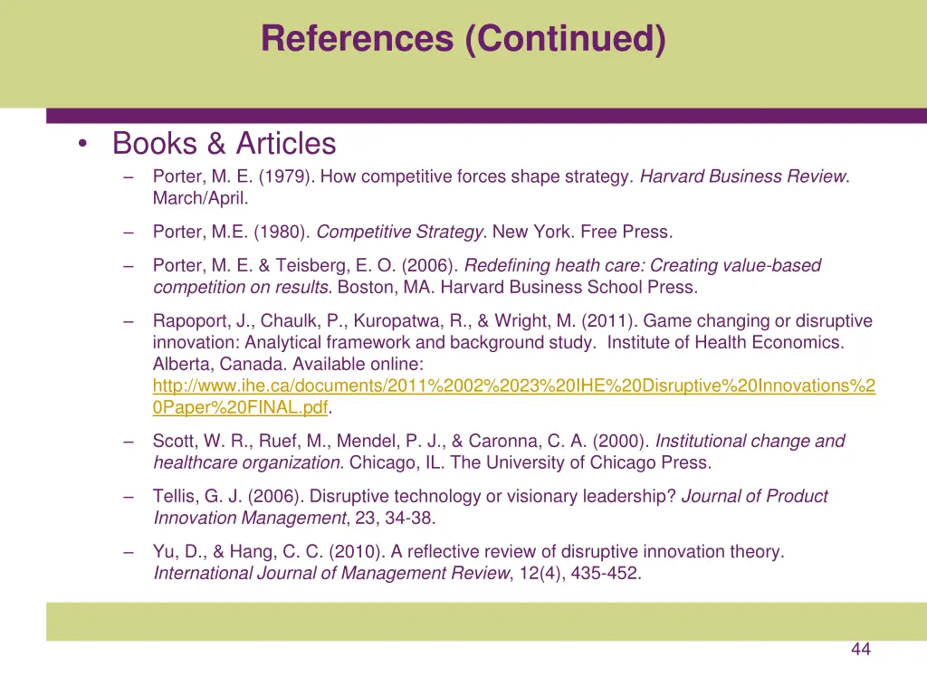references continued 1