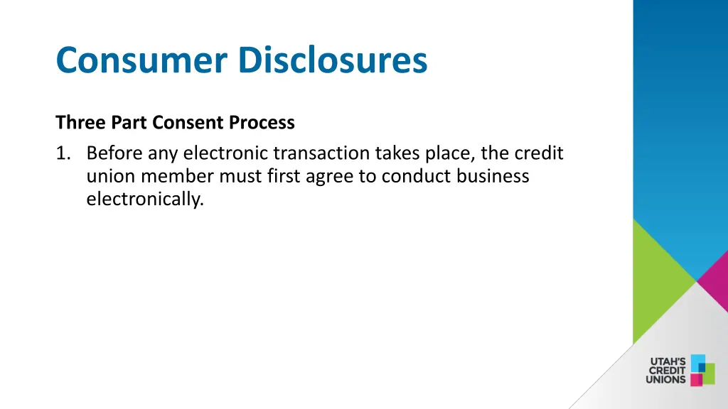 consumer disclosures 1