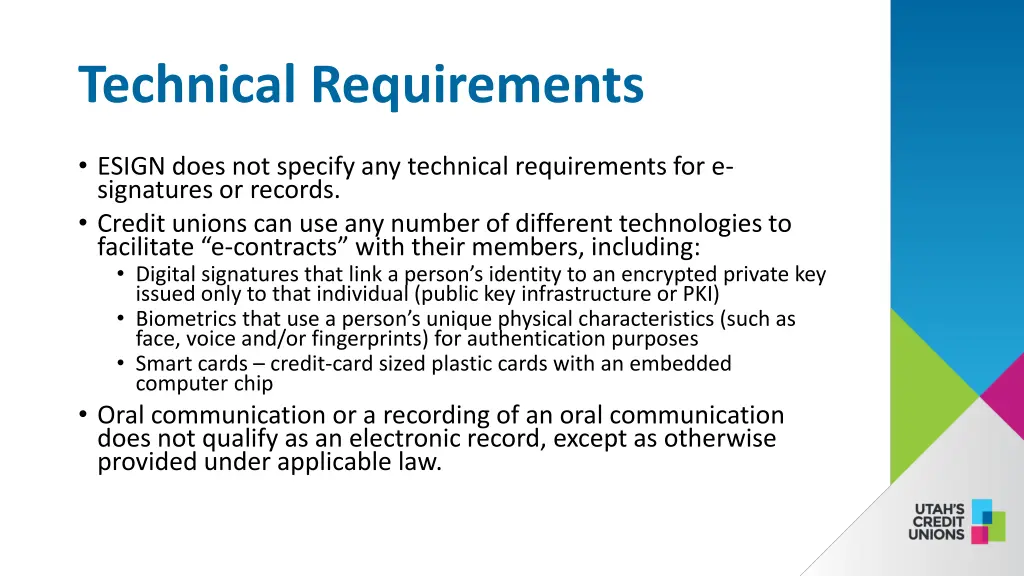 technical requirements 1