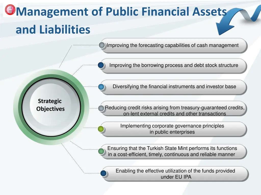 management of public financial assets