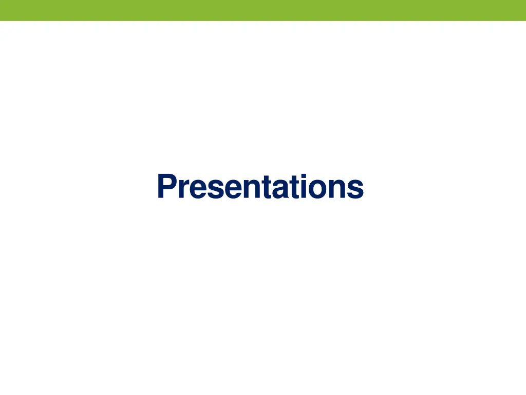 presentations