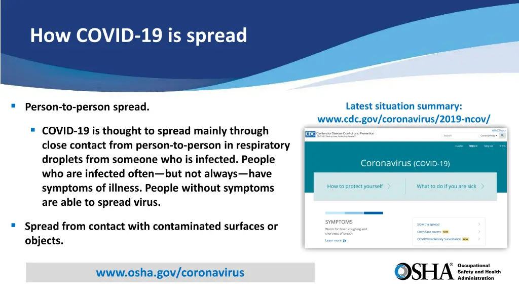 how covid 19 is spread