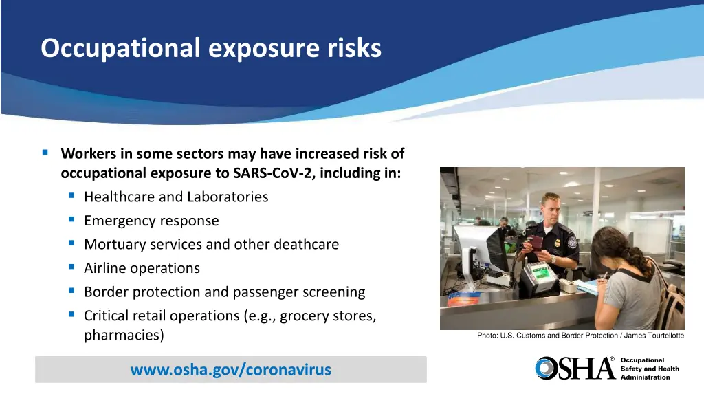 occupational exposure risks 1