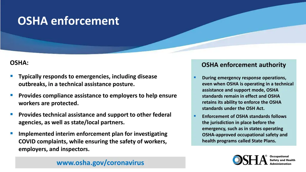 osha enforcement
