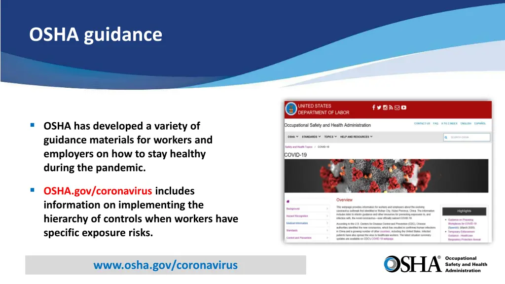 osha guidance