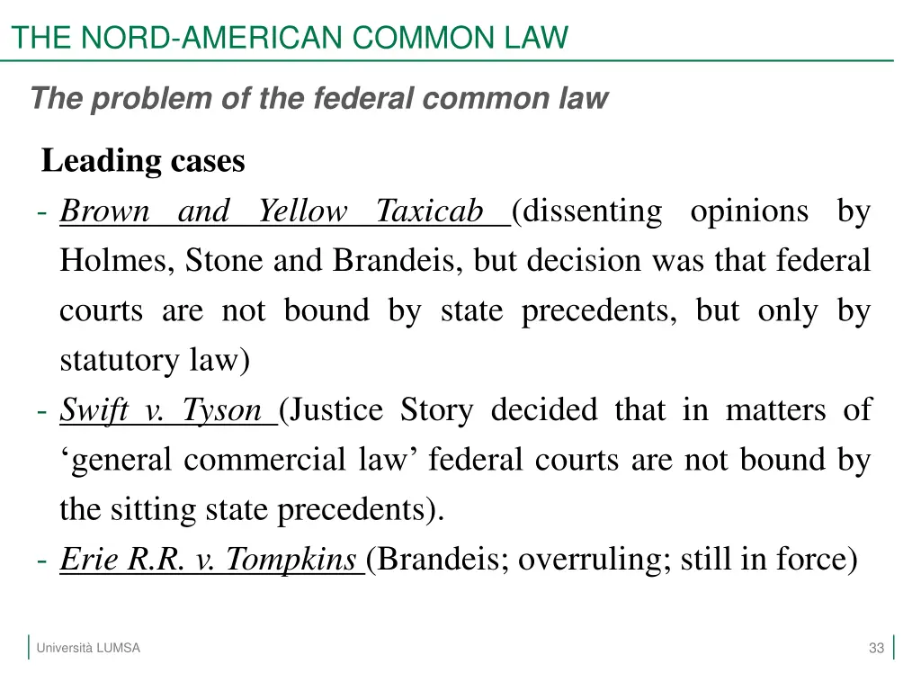 the nord american common law 31