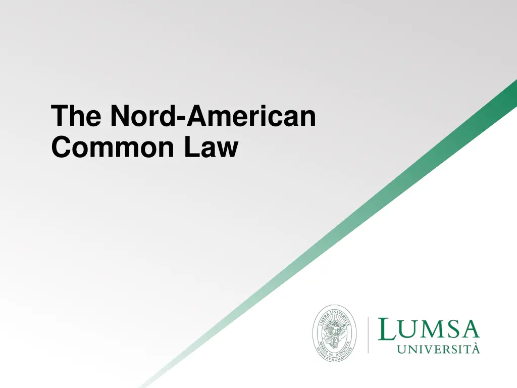 the nord american common law