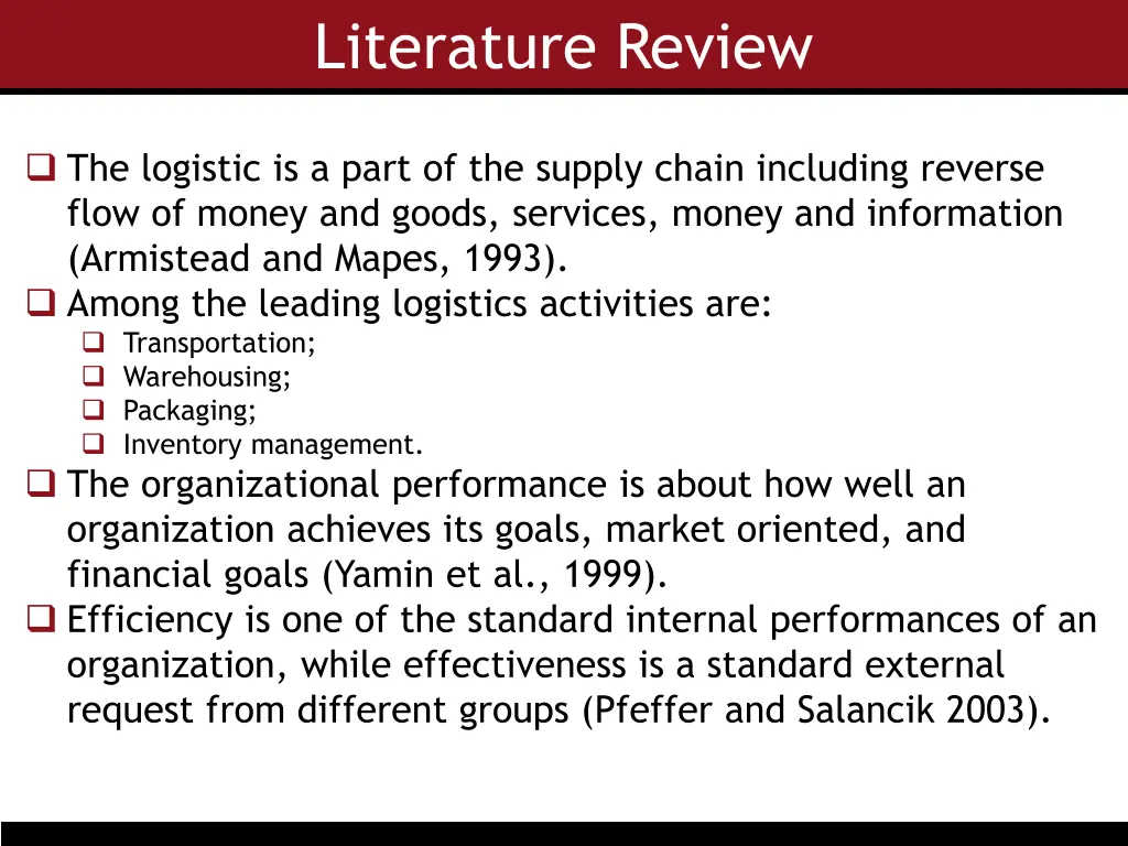 literature review