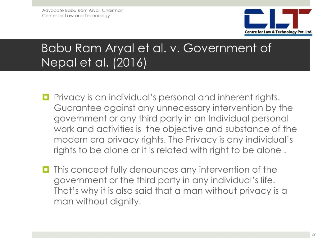 advocate babu ram aryal chairman center 27