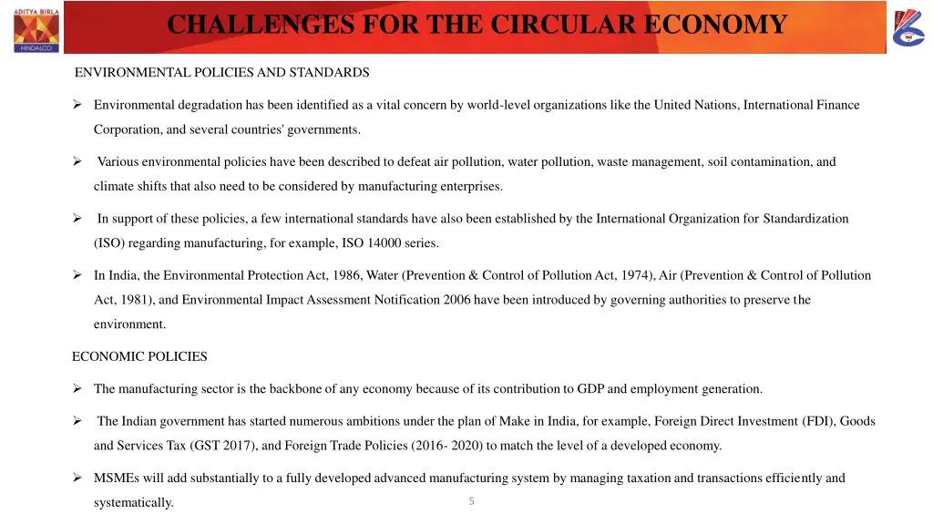 challenges for the circular economy 2