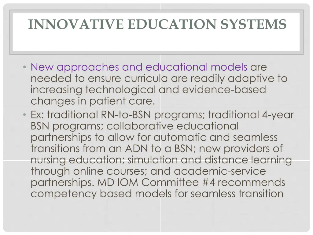 innovative education systems