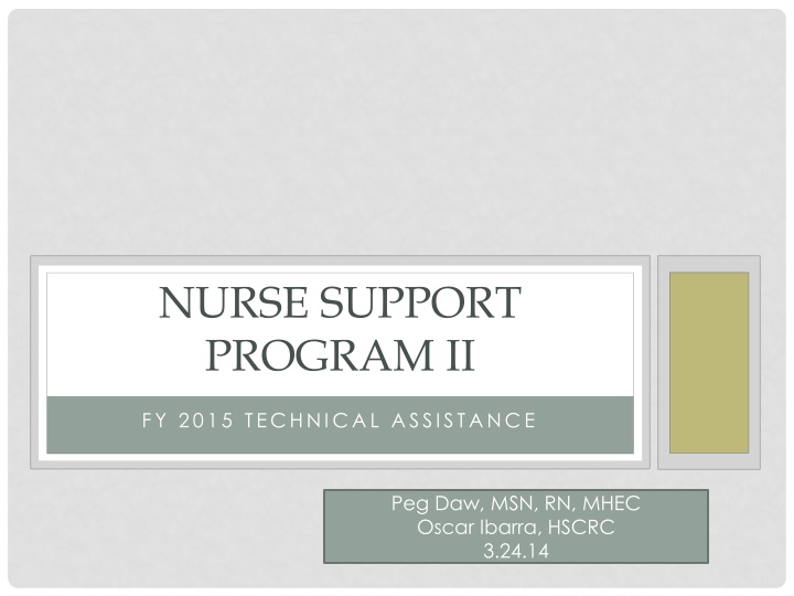 nurse support program ii