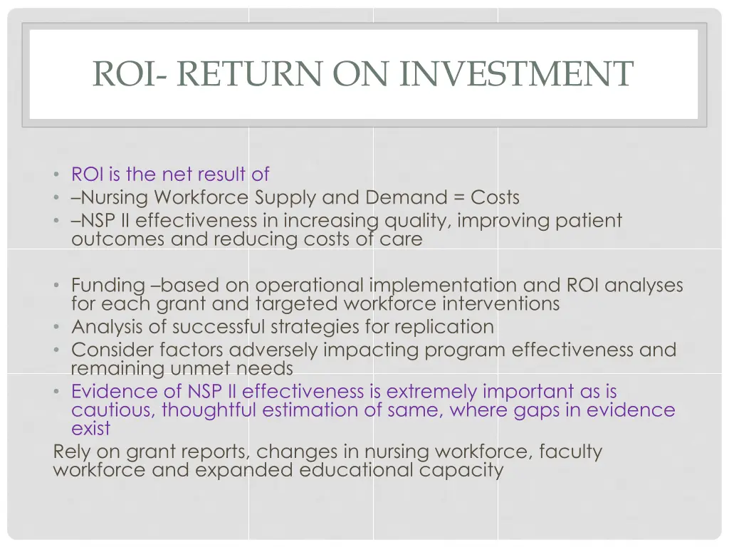 roi return on investment