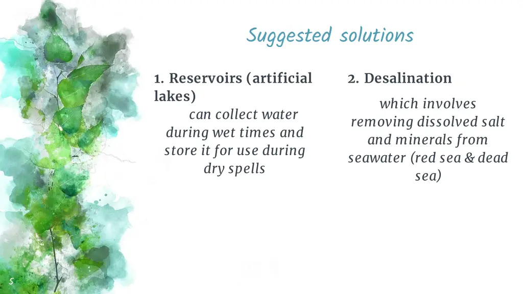 suggested solutions