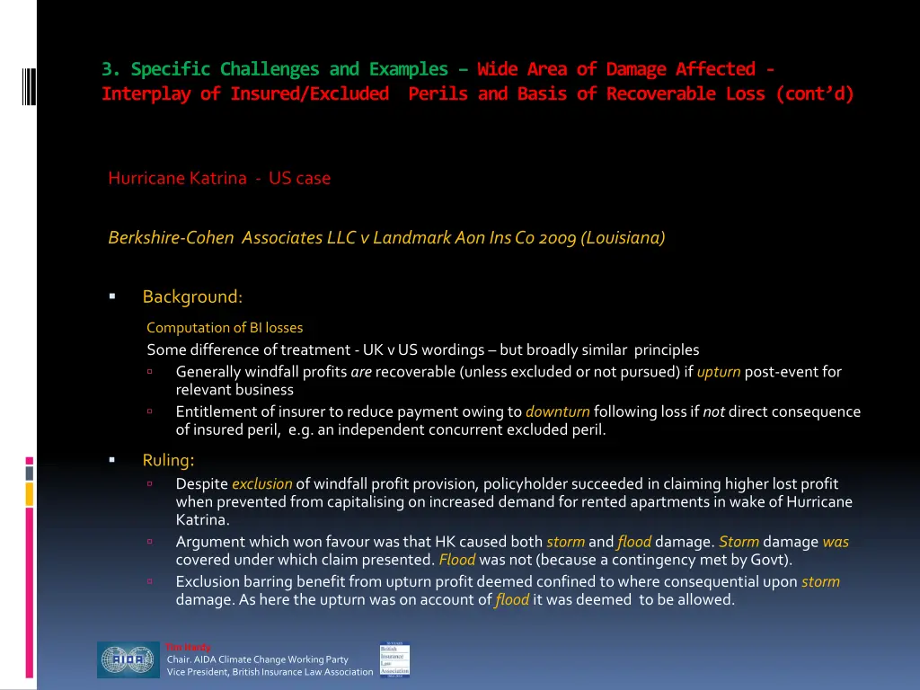 3 specific challenges and examples wide area 1