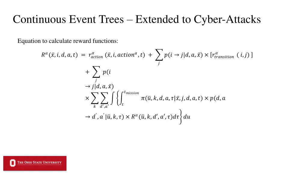 continuous event trees extended to cyber attacks 5